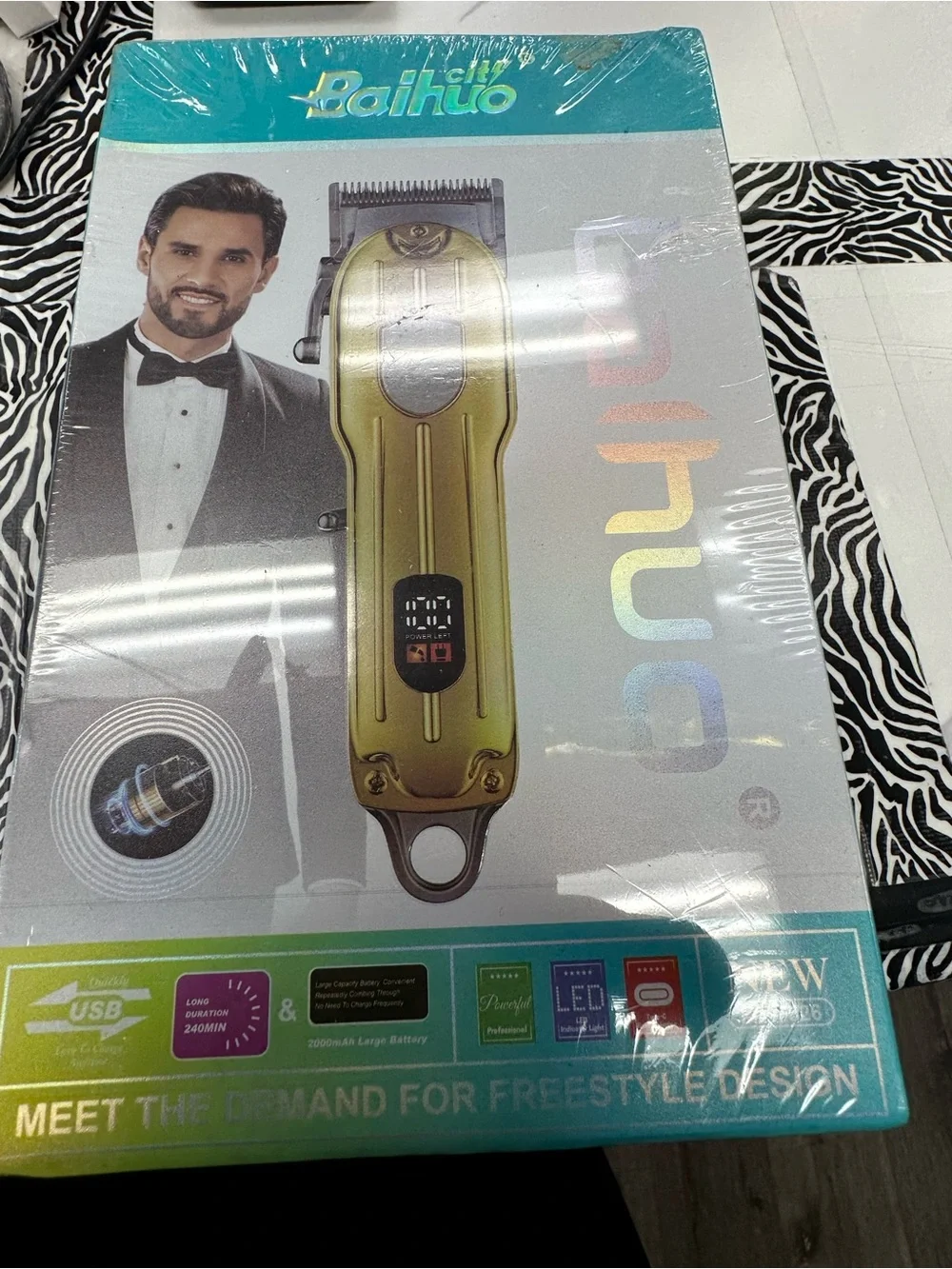 Baihuo Gold Cordless Hair Clipper